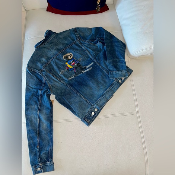 Ralph Lauren polo bear denim trucker jacket. ((SOLD))!! - Picture 4 of 4